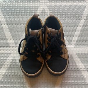 Zara Black and Tan high tops 25